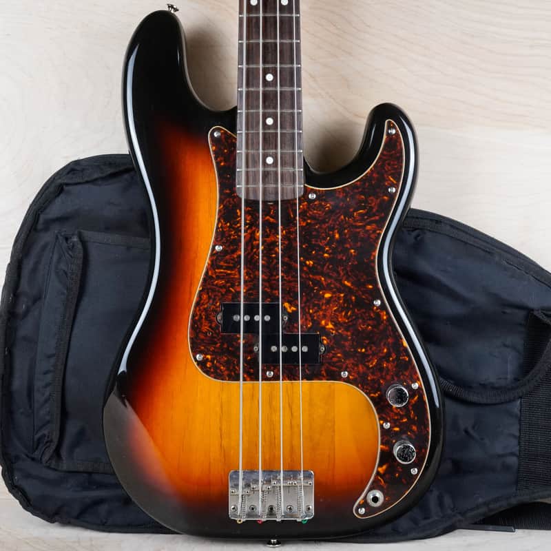 Fender PB-62 Precision Bass '62 Reissue CIJ 2002 Sunburst Japan w/ Bag image 1
