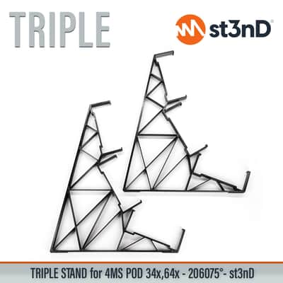 TRIPLE STAND for 4MS Pod 34X / 64X (20° and 60° and 75°) image 8