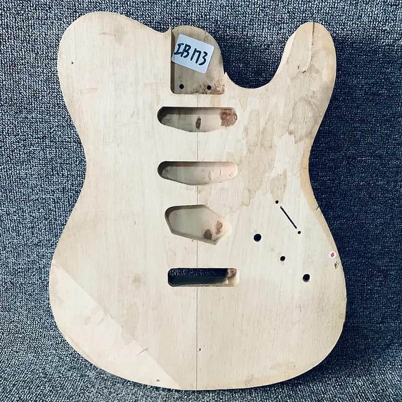 Unfinished Basswood HSS Guitar Telecaster Tele Style Body image 1