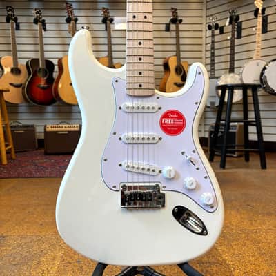 Squier Affinity Stratocaster Olympic White w/Maple Fingerboard image 1