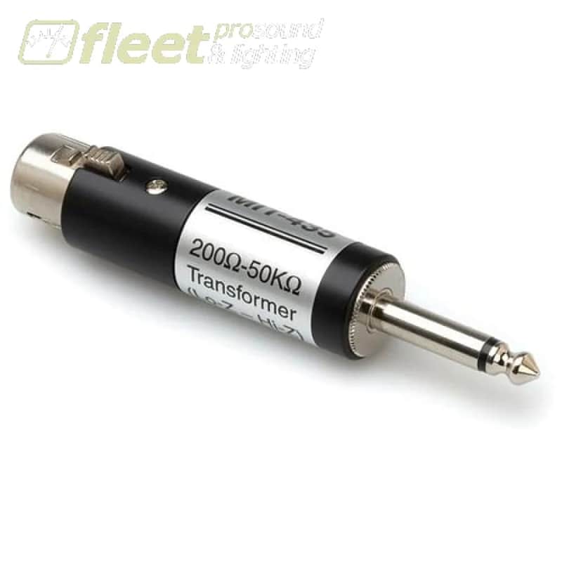 Hosa MIT435 MIT-435 XLR Female to 1/4" TS Impedance Transformer image 1