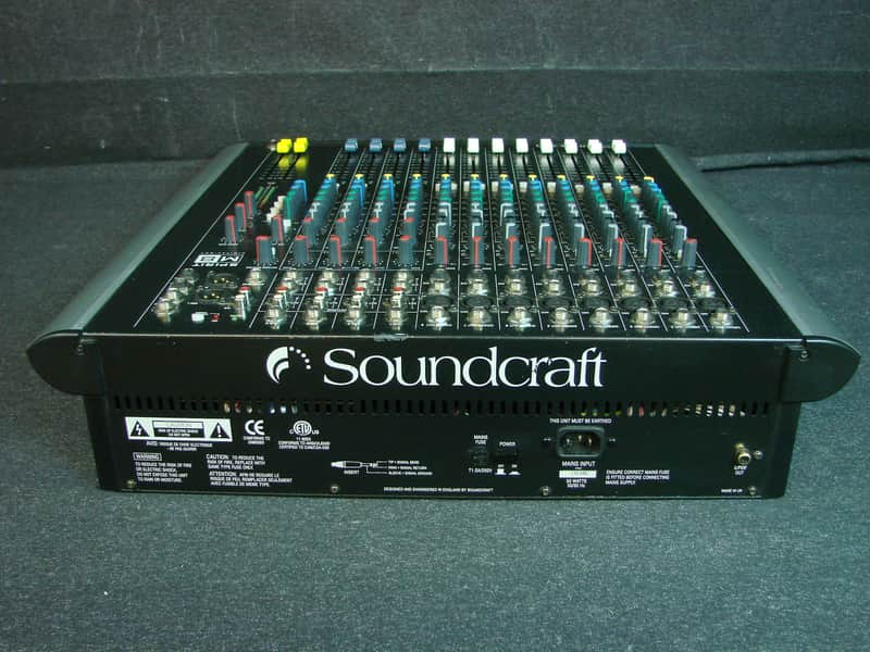 Soundcraft Spirit M8 Made in UK 8-Channel Rack Mountable Analog