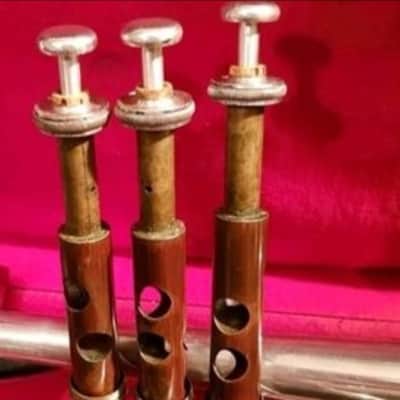 SML Strasser Marigaux Lemaire B Flat Silver Plated Cornet 1930s image 15