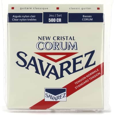 Savarez S.A. 500CR New Cristal Corum Classical Guitar Strings - Normal Tension image 1