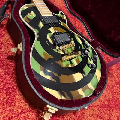 Gibson Zakk Wylde Les Paul Custom 2003 - 2016 - Camo Bullseye image 5