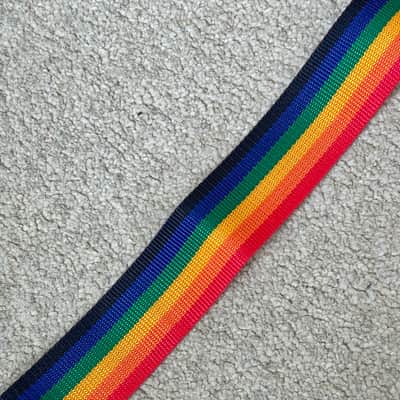 Stagg Guitar Strap 2" Rainbow BJA018 image 2