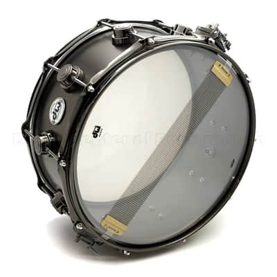 DW Collectors Satin Black Brass Snare Drum 14x6.5 w/Black Hardware image 3