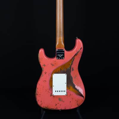 Fender Custom Shop Ltd. 60/63 Stratocaster NEW - Fiesta Red over Sunburst Heavy Relic image 6
