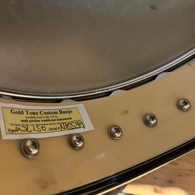 Gold Tone MM-150 White Ladye Maple Mountain Openback 5-String Banjo 2010s - Natural image 6