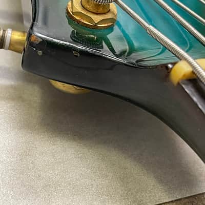 Aria Pro II  RSB Deluxe II Bass 1983 - Blue Burst MIJ Matsumoku John Taylor Cliff Burton image 13
