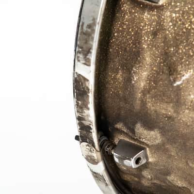 OCDP 14/18/22 Burned Silver Sparkle Drum Kit Owned By Tre Cool Of Green Day image 15