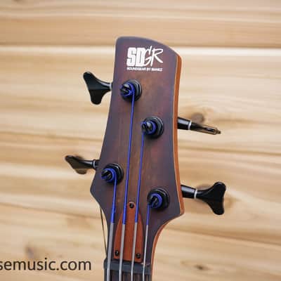 Ibanez SRH500F-NNF Bass Workshop Fretless Soundgear - Natural Browned Burst Flat image 13