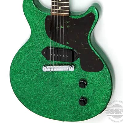 Gibson Les Paul Junior 1958 Marty Bell Sparkle Green Vintage Refin image 8