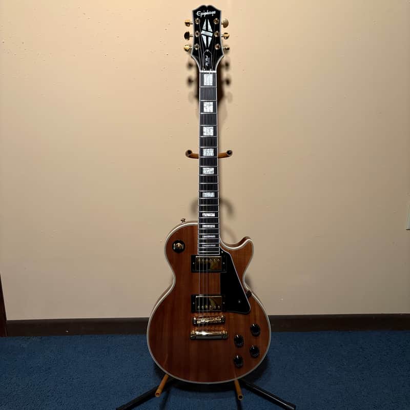 2022 Epiphone Les Paul Custom Koa image 1