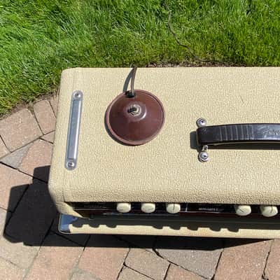 Fender Tremolux Piggy Back Amp 1962 - Beige Tolex image 6