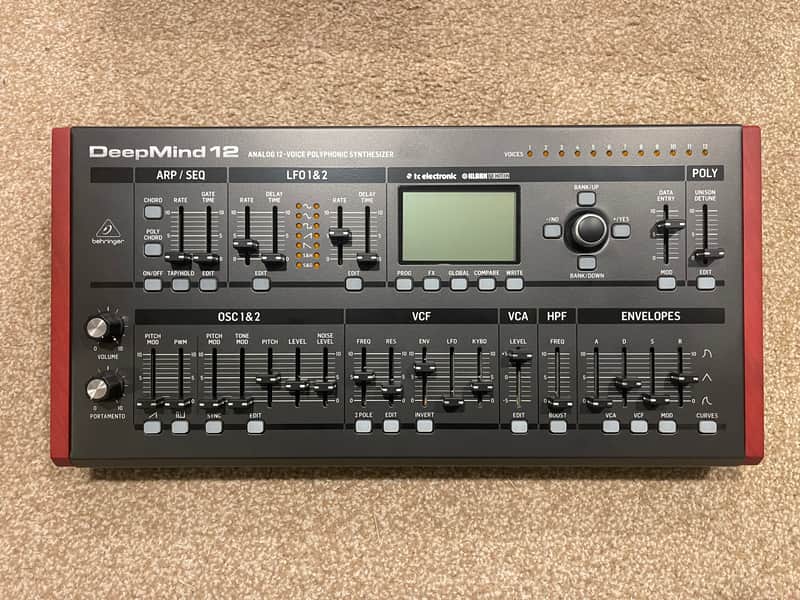 Behringer DeepMind 12D Desktop 12-Voice Polyphonic Analog Synth Module