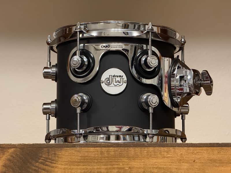 DW Design Series 8" Satin Black 7x8 Rack Tom image 1