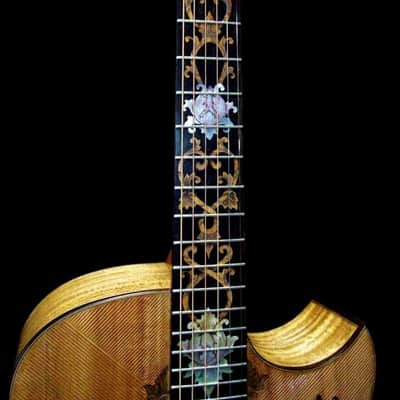 Blueberry Handmade Acoustic Guitar Grand Concert image 10