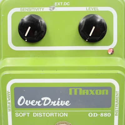 MAXON OD-880 Overdrive Soft Distortion Made in Japan Guitar Effect Pedal 001934 image 3