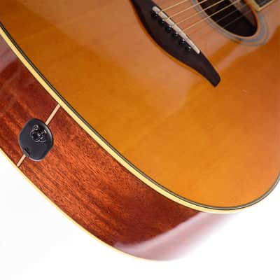 Yamaha FG-TA TransAcoustic Traditional Western - Vintage Tint image 8
