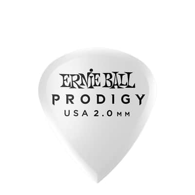 Ernie Ball Prodigy Mini 2.0mm White Guitar Picks, 6 Pack - 9203 imagen 2
