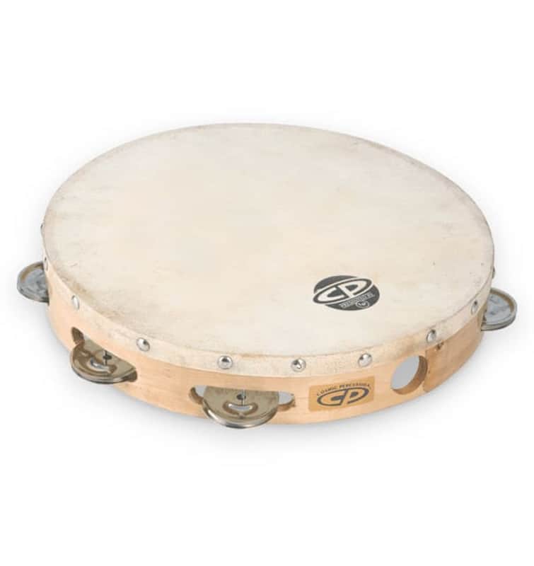 CP by LP® 10" Tambourine with Head Single Row image 1