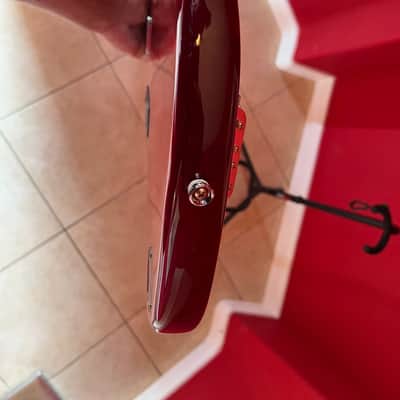 Squier Vintage Modified Jaguar Bass Special 2011 - 2018 - Crimson Red Transparent image 7