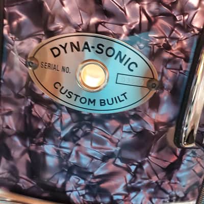 Rogers No.37PDP 6.5"X14" Dyna-Sonic Snare Drum S/N D3669 - Purple Diamond Pearl VIDEO !!! image 9