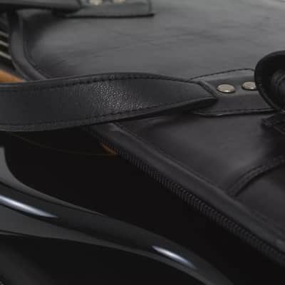 Harvest Fine Leather Black Buffalo Nappa Electric Bass Guitar Gig Bag image 24
