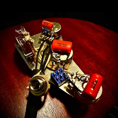 Deluxe HSS USA Wiring Harness Split-Tone Mod AND Coil-Split (with mini toggle, if desired) for Fender Strat by Pro Tones image 6