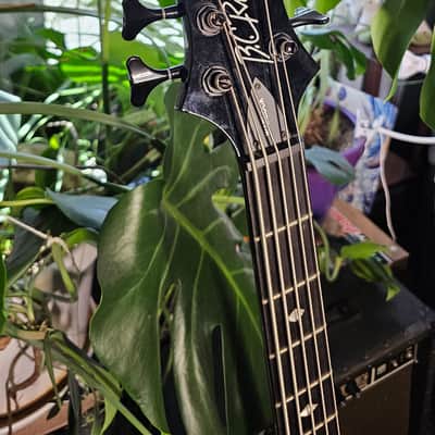 B.C. Rich Warlock 5 String Bass mid-90s - Black image 3
