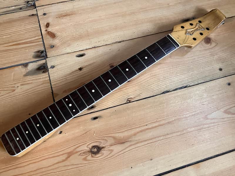 1960s Burns Baldwin Split Sound Jazz Guitar Neck Made in England Spares Repairs image 1