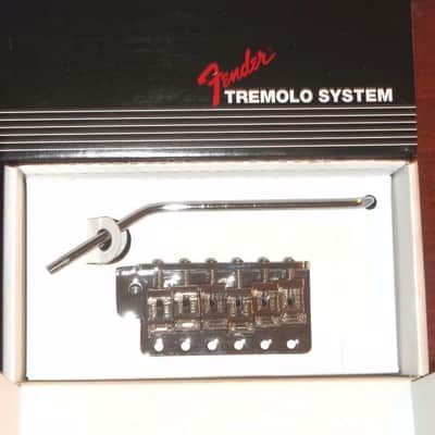Fender® Pure Vintage "PAT.PEND." Bridge Assembly~Chrome~USA~Boxed Kit~Brand New image 5