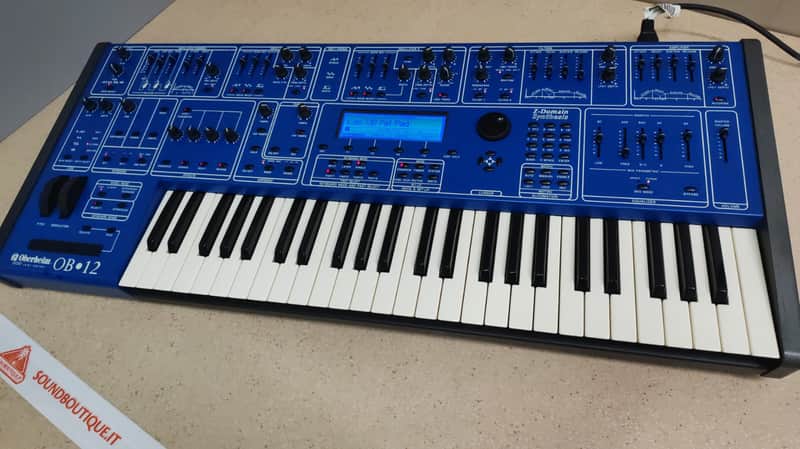 Oberheim OB-12 49-Key 12-Voice Synthesizer 2000 - Blue image 1