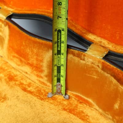 60s GIbson Super 400 Black/Orange Case image 13