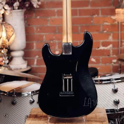 K-Line Springfield S-Style Electric Guitar - Black with Maple  #060157 image 6