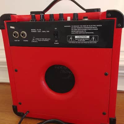 Guitar Research VL-20 Amp * Retro Cool in Rockin' Red * 20 Watt * Practical Design image 3