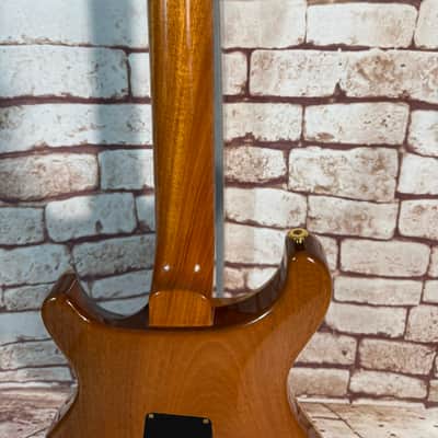 PRS Studio Wood Library Flame Charcoal Natural Mahagony Back image 9