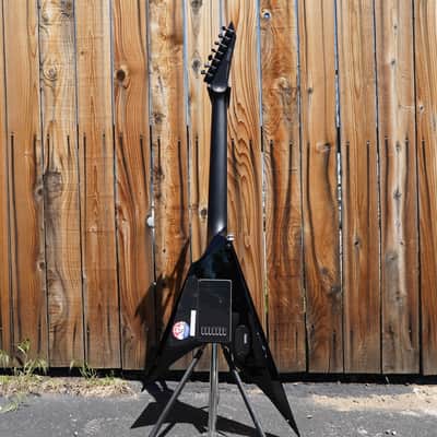 ESP LTD ARROW-1007 Baritone Evertune Black 7-String Electric Guitar image 8
