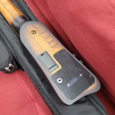 Ibanez UB805-MOB Upswing Upright Bass with Stand and Bag - Mahogany Oil Burst image 9