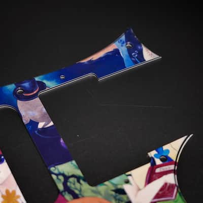 Memories of Dahlia #1 / Ibanez Pickguard / RG350 / JEMJR / Graphic / Stormguitar image 8