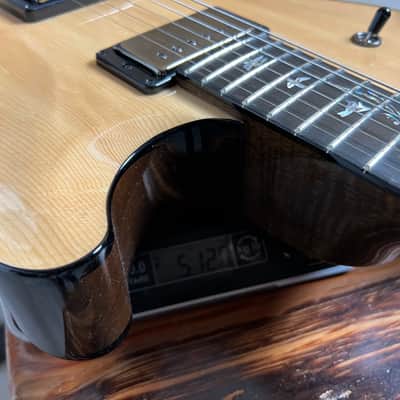 PRS Private Stock Singlecut Archtop 2022 Natural Bearclaw Spruce Top and Raspberry Lemonade Maple Back image 9