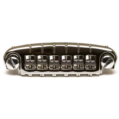 ResoMax NW2 Adjustable Wraparound Bridge w/ String Saver Saddles (PS-8593, Select Finish) - Gold / Imperial image 6