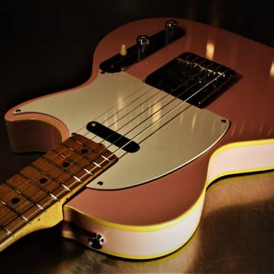 Strings & Things St. Blues Custom Bluesmaster II 1984 Shell Pink. Guitar that ruined Billy Squier image 5