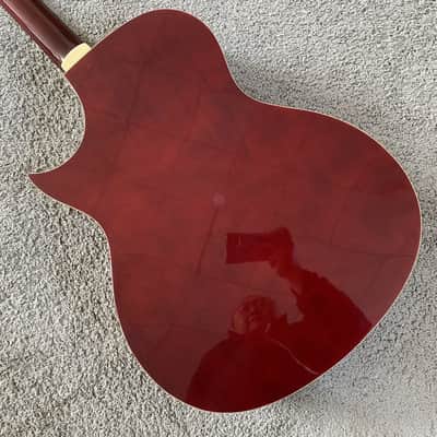 Caraya 40 Inch Acoustic Guitar in Sunburst, Tiger Maple Top, Rosewood Fingerboard image 13