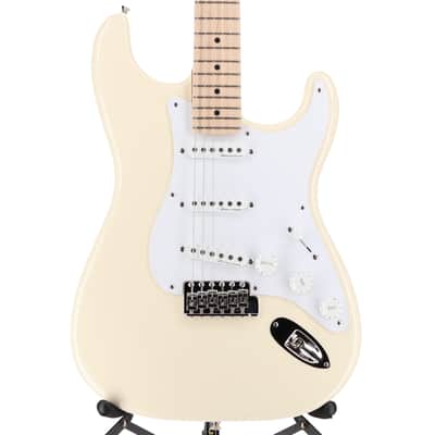 Fender Certified Pre-Owned Eric Clapton Stratocaster, Maple Fingerboard, Olympic White (R12) (00853) image 1