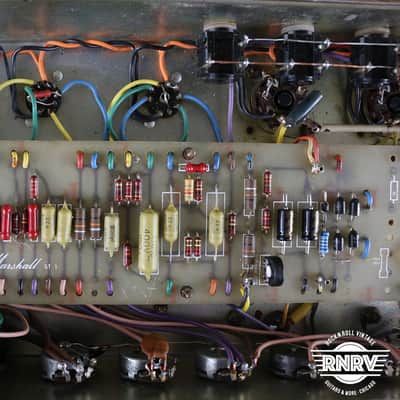 1973 Marshall JMP 1959 Super Lead 2-Channel 100-Watt Guitar Amp Head 1967 - 1975 - Black image 21