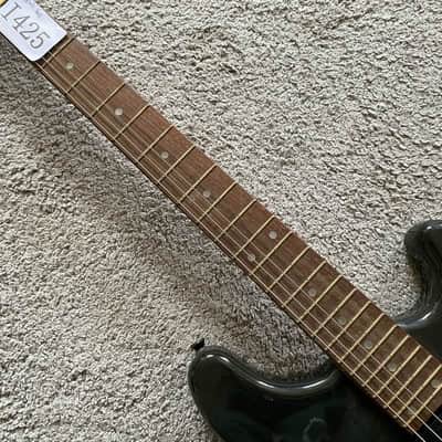 J&D Black Electric Guitar, Solid Mahogany Body, Maple Neck, 24 Frets Rosewood Fingerboard image 6
