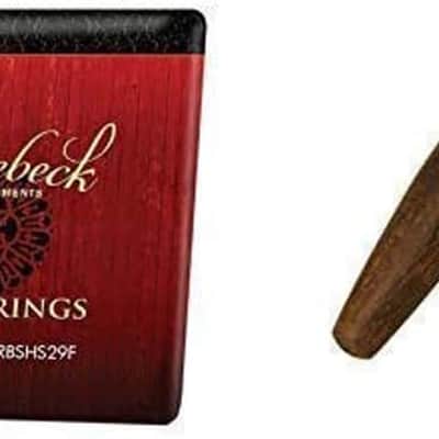 Roosebeck HMNA5CSP Chelby Levers 29-String Minstrel Harp 5 Panel w/Padestal, Tuning Tool & String Set image 10