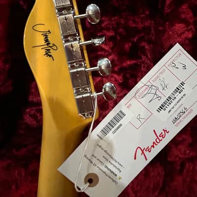 Fender Jimmy Page Mirror Telecaster - White Blonde 10lbs. 10.4oz. USA02565 image 4